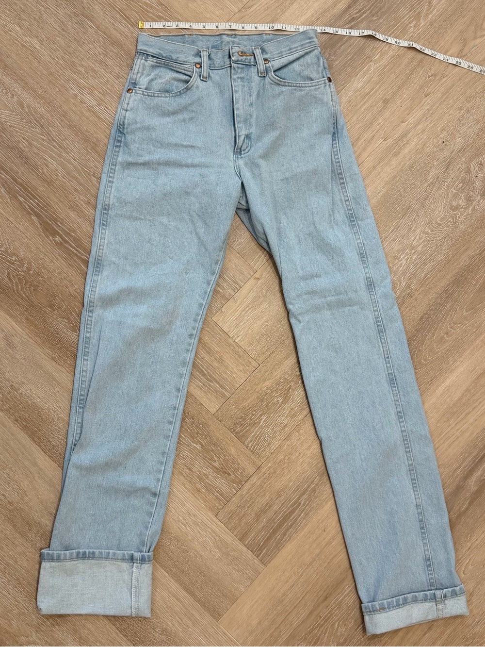 Wrangler Light Blue Women's Boyfriend Jeans - extra long